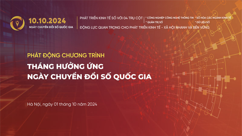 Tích cực hưởng ứng Ngày Chuyển đổi số Quốc gia 10/10